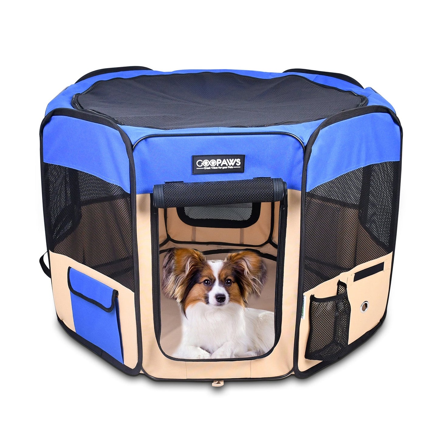 Jespet 2-Door Portable Soft-Sided Dog, Cat & Small Pet Exercise Playpen - Pup List