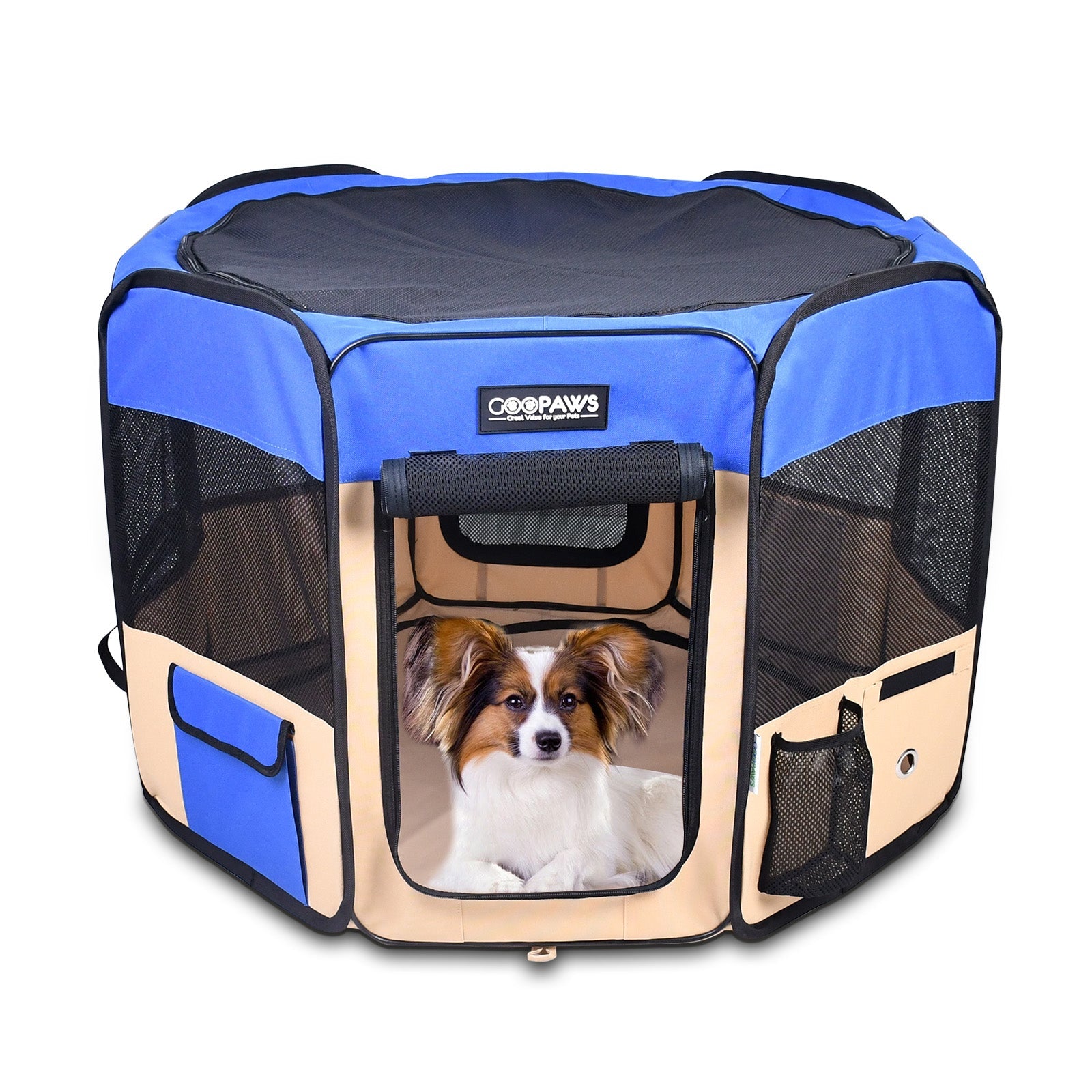 Jespet 2-Door Portable Soft-Sided Dog, Cat & Small Pet Exercise Playpen - Pup List