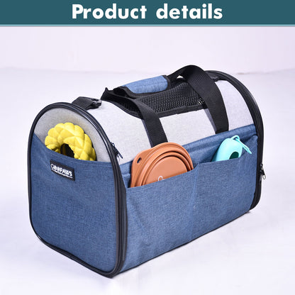 GOOPAWS Soft Sided Collapsible Airline Travel Pet Carrier Bag for Comfort and Travel - Pup List