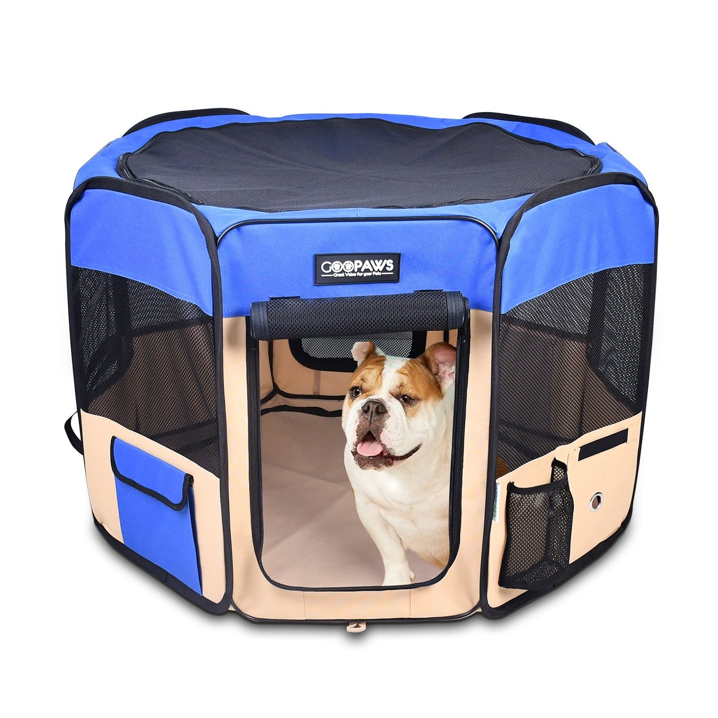 Jespet 2-Door Portable Soft-Sided Dog, Cat & Small Pet Exercise Playpen - Pup List