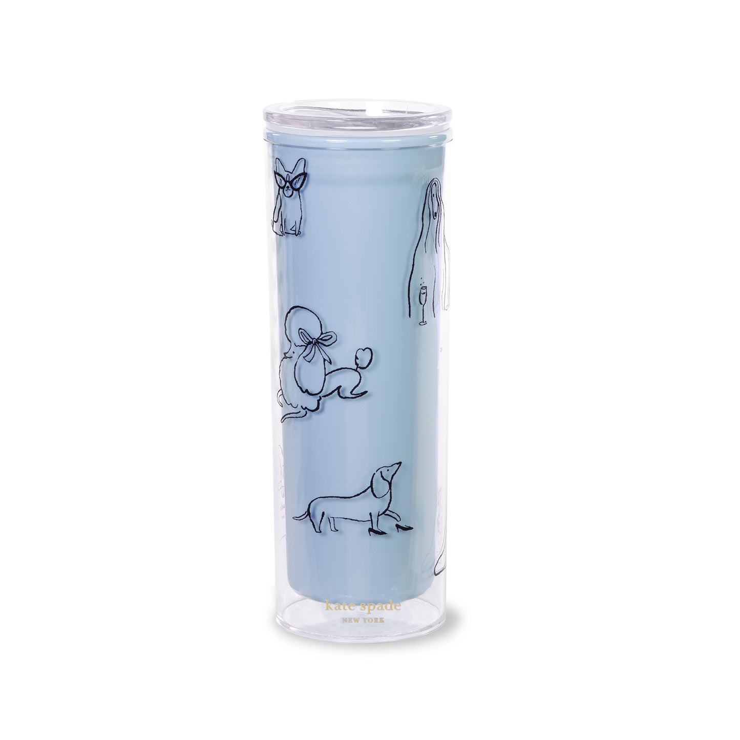 Acrylic Thermal Mug, Dog Party