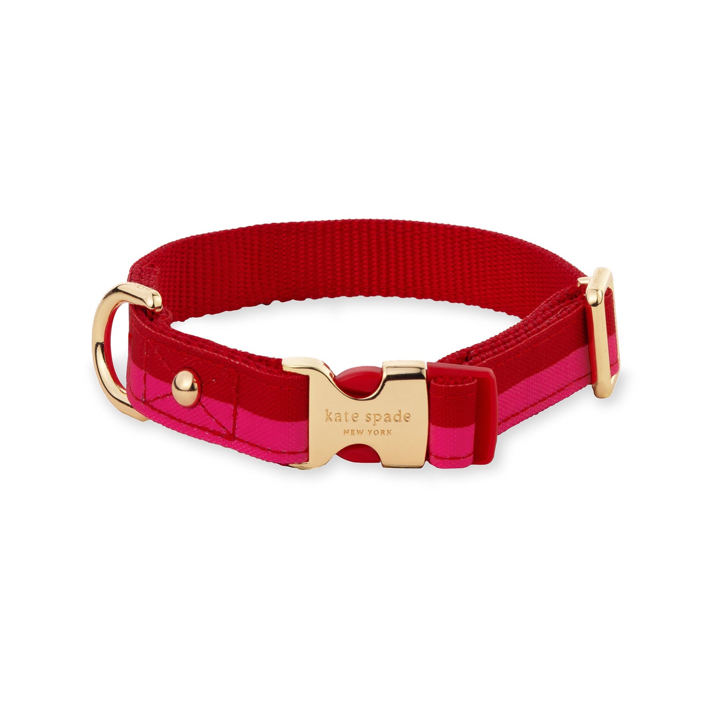 Kate Spade Red and Pink Colorblock Collar