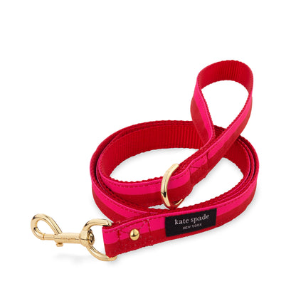 Kate Spade Red and Pink Colorblock Large Leash