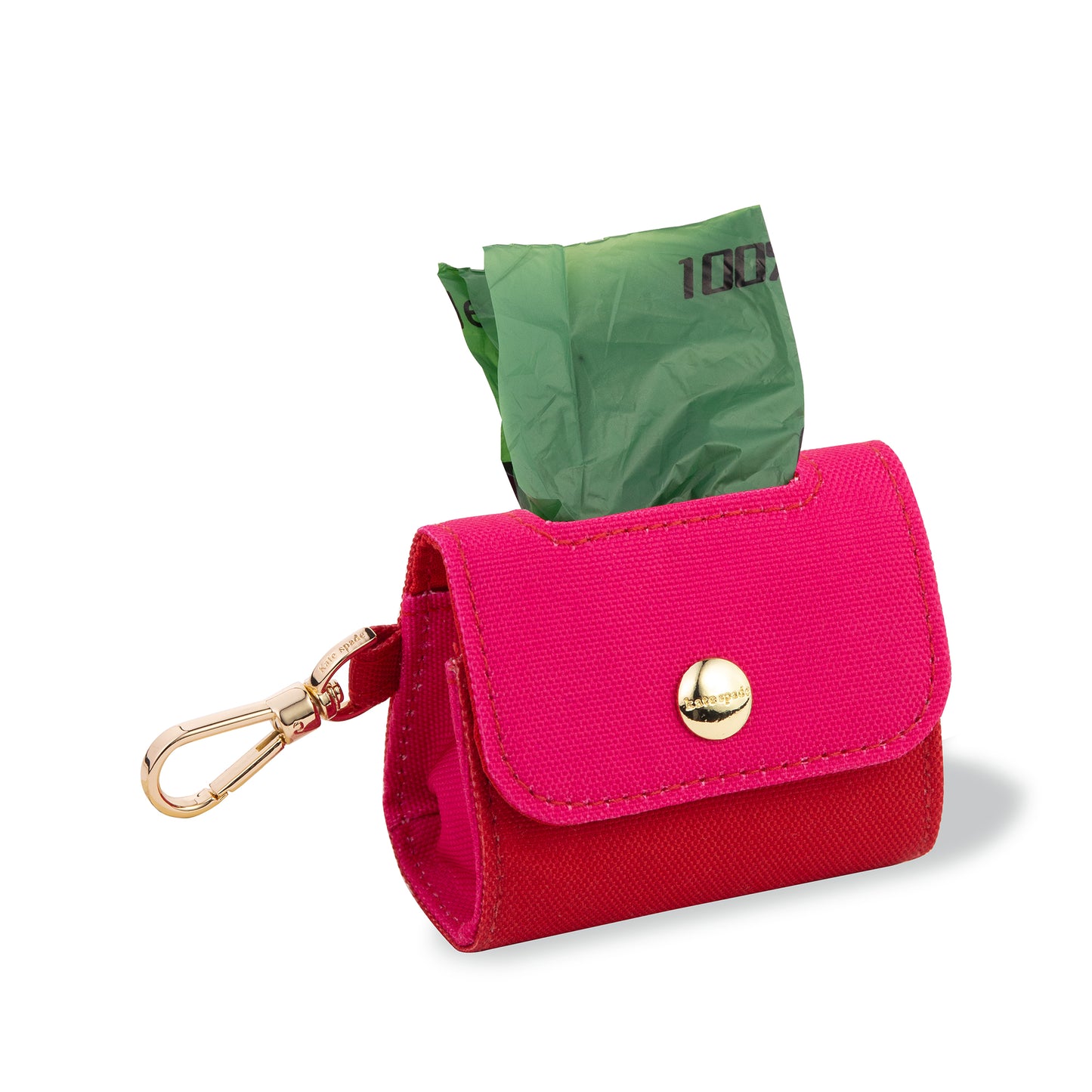 Kate Spade Red and Pink Colorblock  Bag Holder,