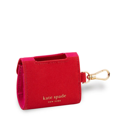 Kate Spade Red and Pink Colorblock  Bag Holder,