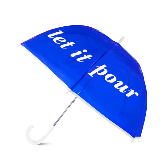 Kate Spade Clear Let It Pour Umbrella