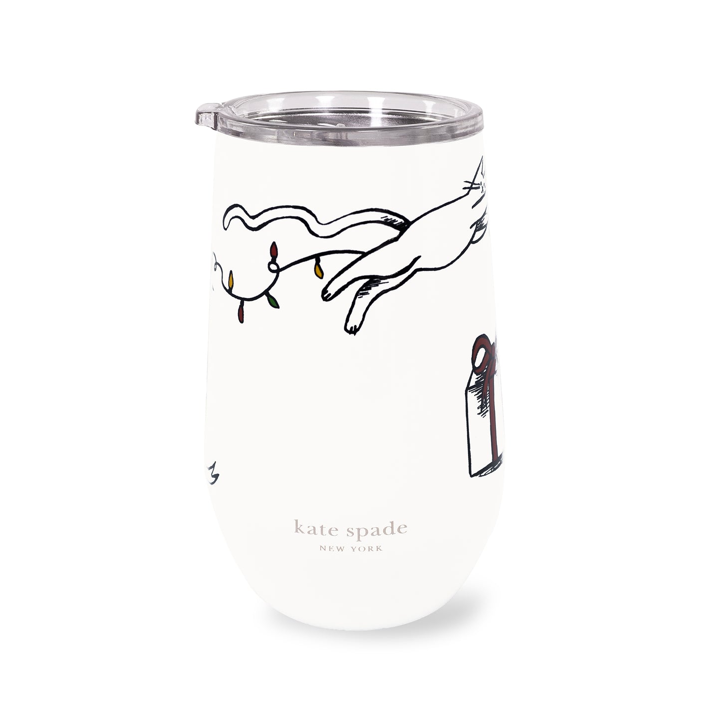 Kate Spade Stainless Steel Wine Tumbler, Holiday Party