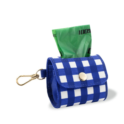 Kate Spade Navy Gingham Bag Holder