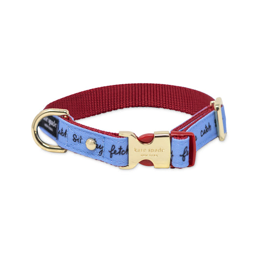 Kate Spade Raining Cats and Dogs Small Collar