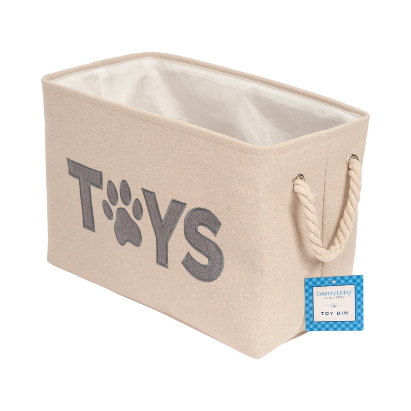 Country Living Foldable Toy Bin