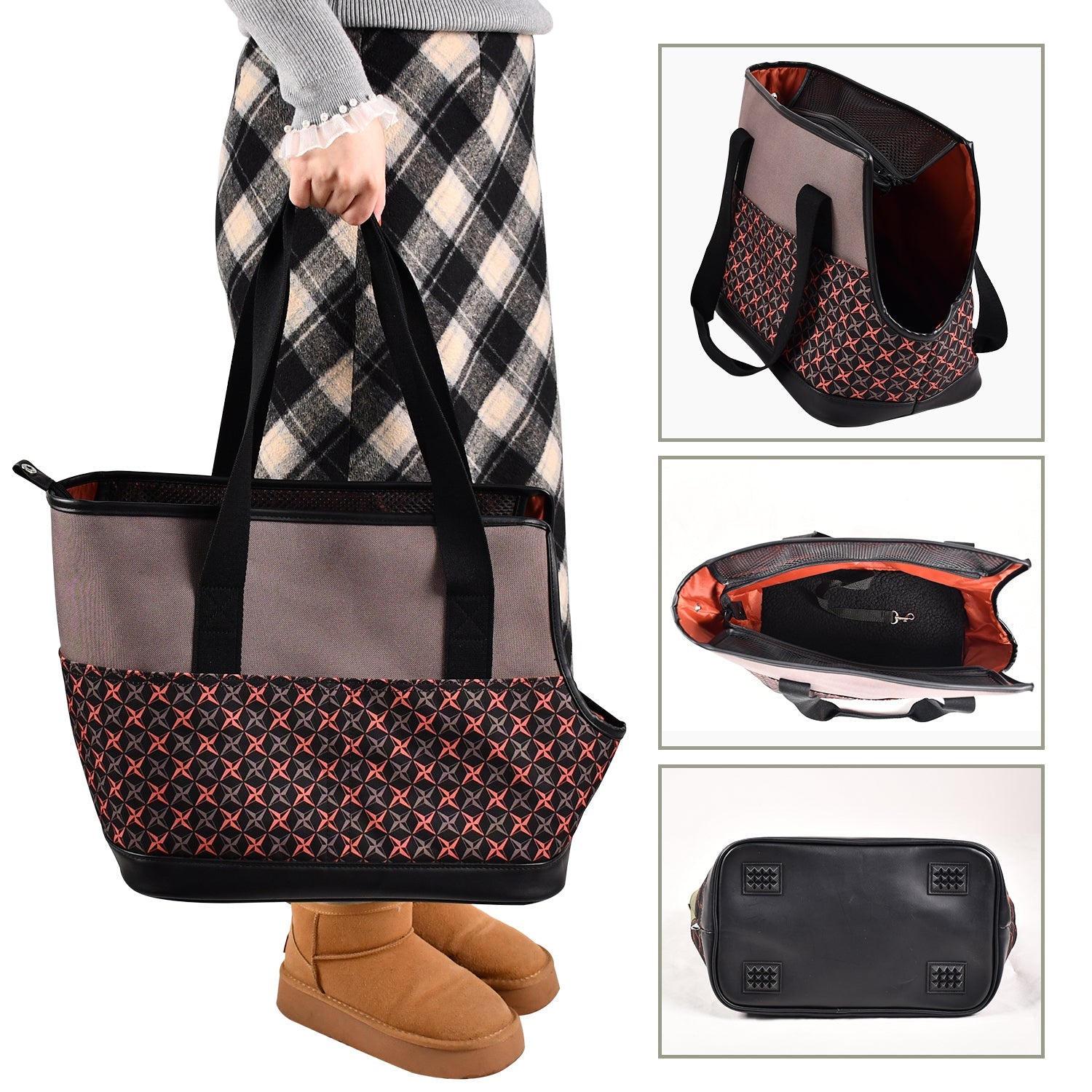 GOOPAWS Dog Purse Carrier for Small Dogs, Soft-Sided Tote Bags with Pocket and Anti-Slip Bottom - Pup List