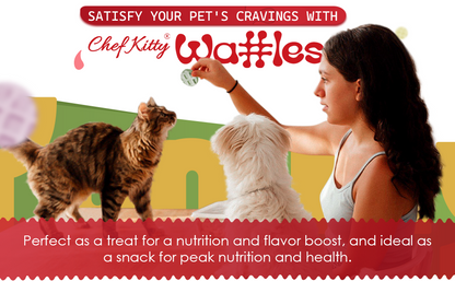 Freeze Dried Chicken Waffle Treats