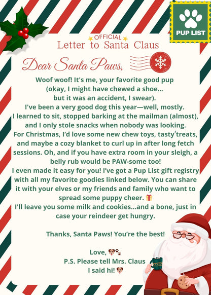 Dear Santa Paws