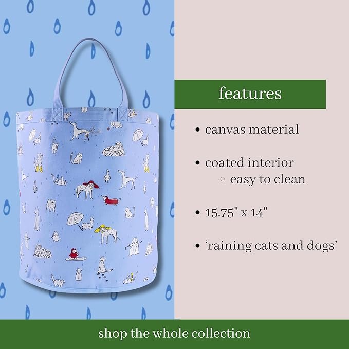 Kate Spade Toy Bin, Raining Cats and Dogs