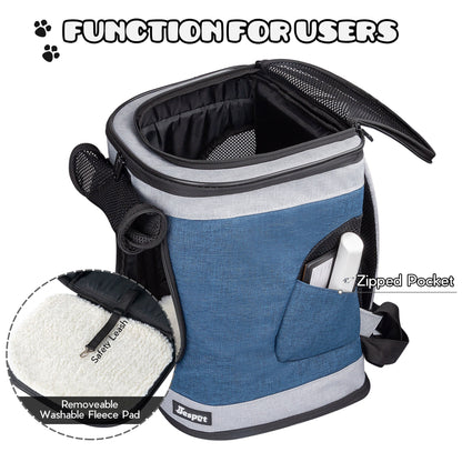 GOOPAWS Soft Backpack Carrier for Small Dogs and Cats, Collapsible with Breathable Mesh - Pup List