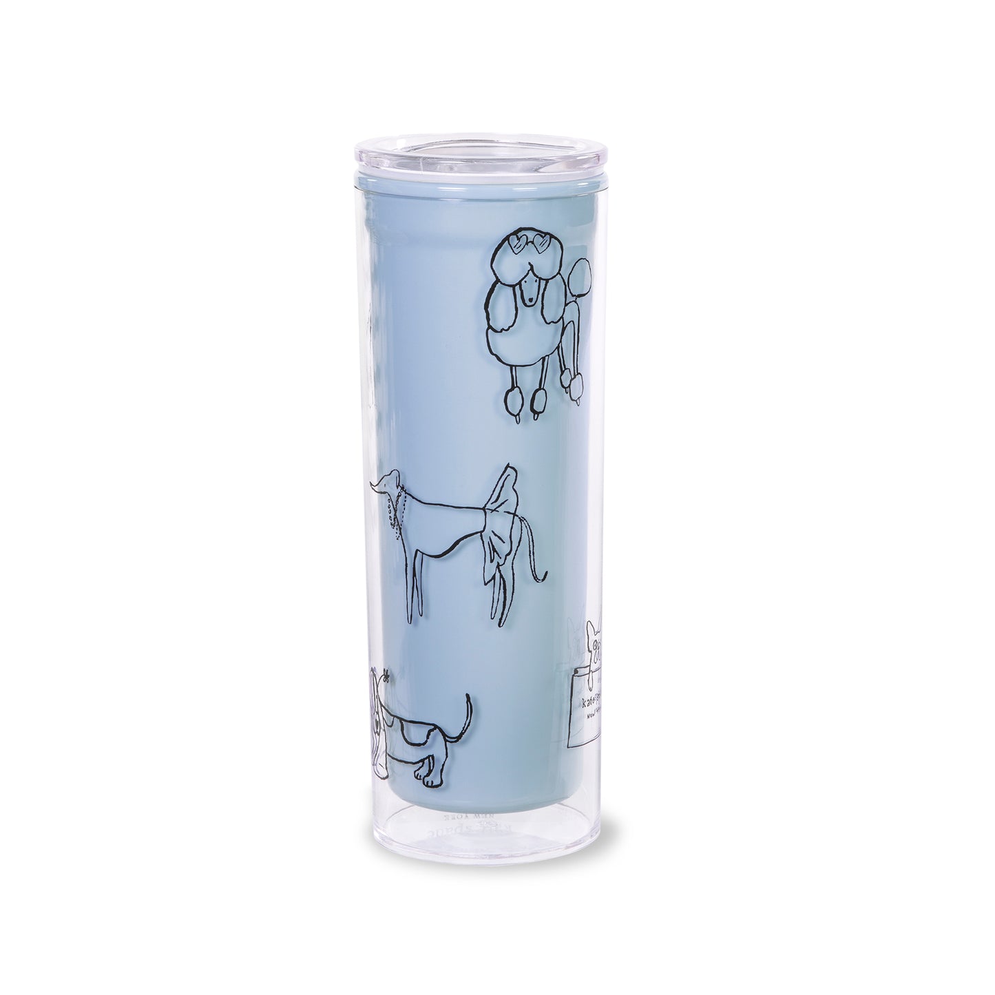 Acrylic Thermal Mug, Dog Party