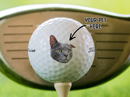 Custom Pet Photo Golf Balls