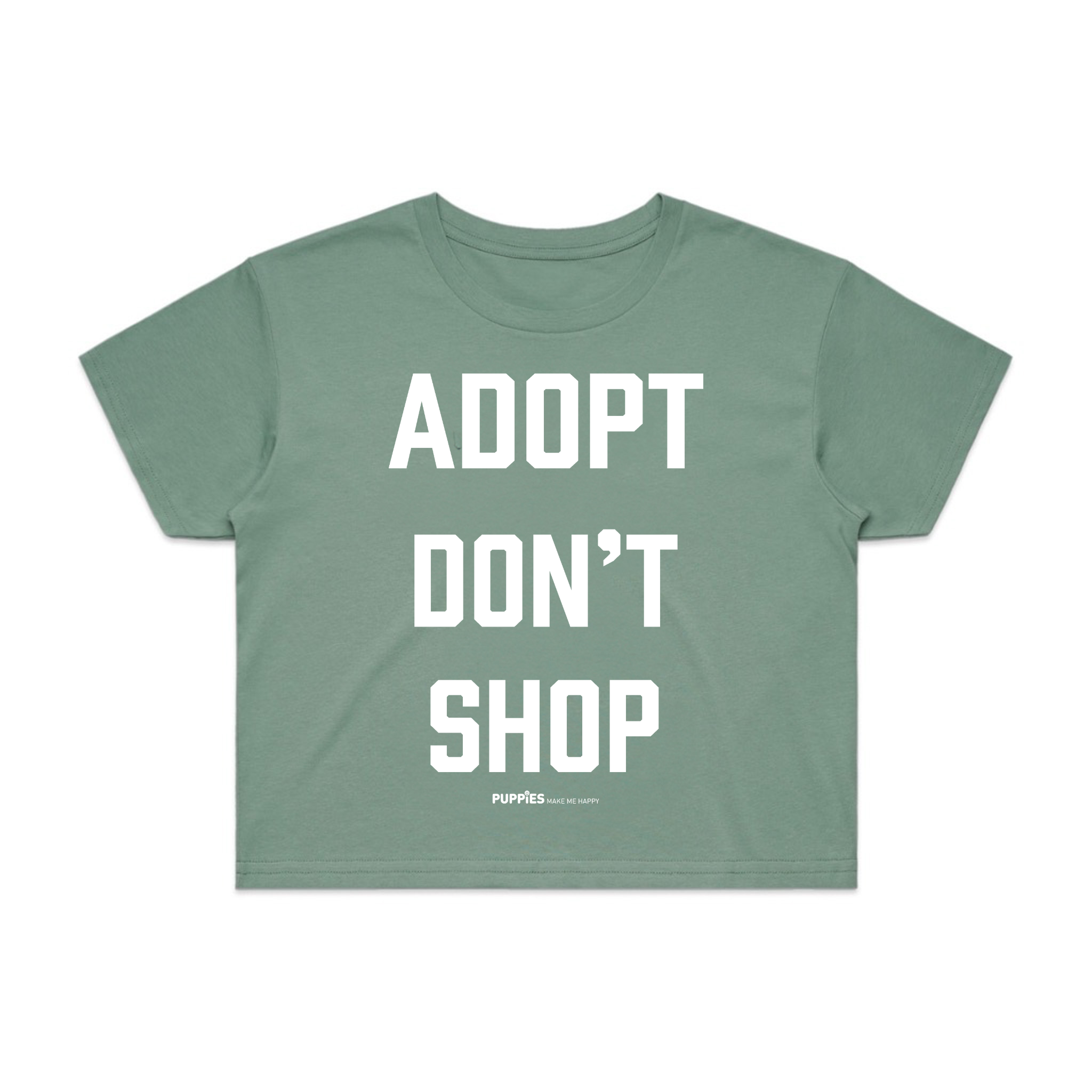 Adopt Don't Shop | Crop Tee