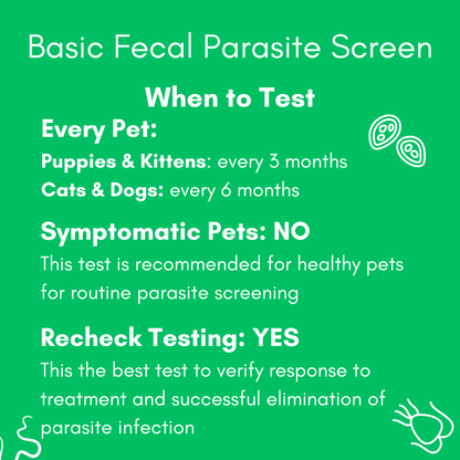 Basic Fecal Parasite Test with Giardia ELISA