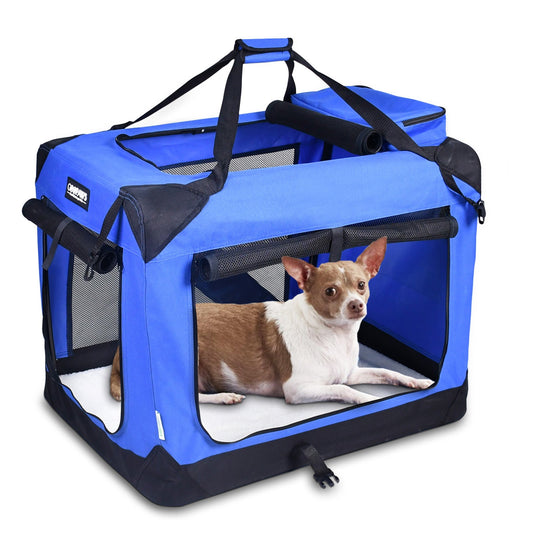 Jespet & GOOPAWS Indoor & Outdoor 3-Door Collapsible Soft-Sided Dog, Cat & Small Pet Crate - Pup List