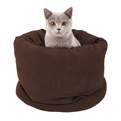 GOOPAWS 4 in 1 Self Warming Burrow Cat Bed Pet Cuddle Cave and Sleeping Cave - Pup List