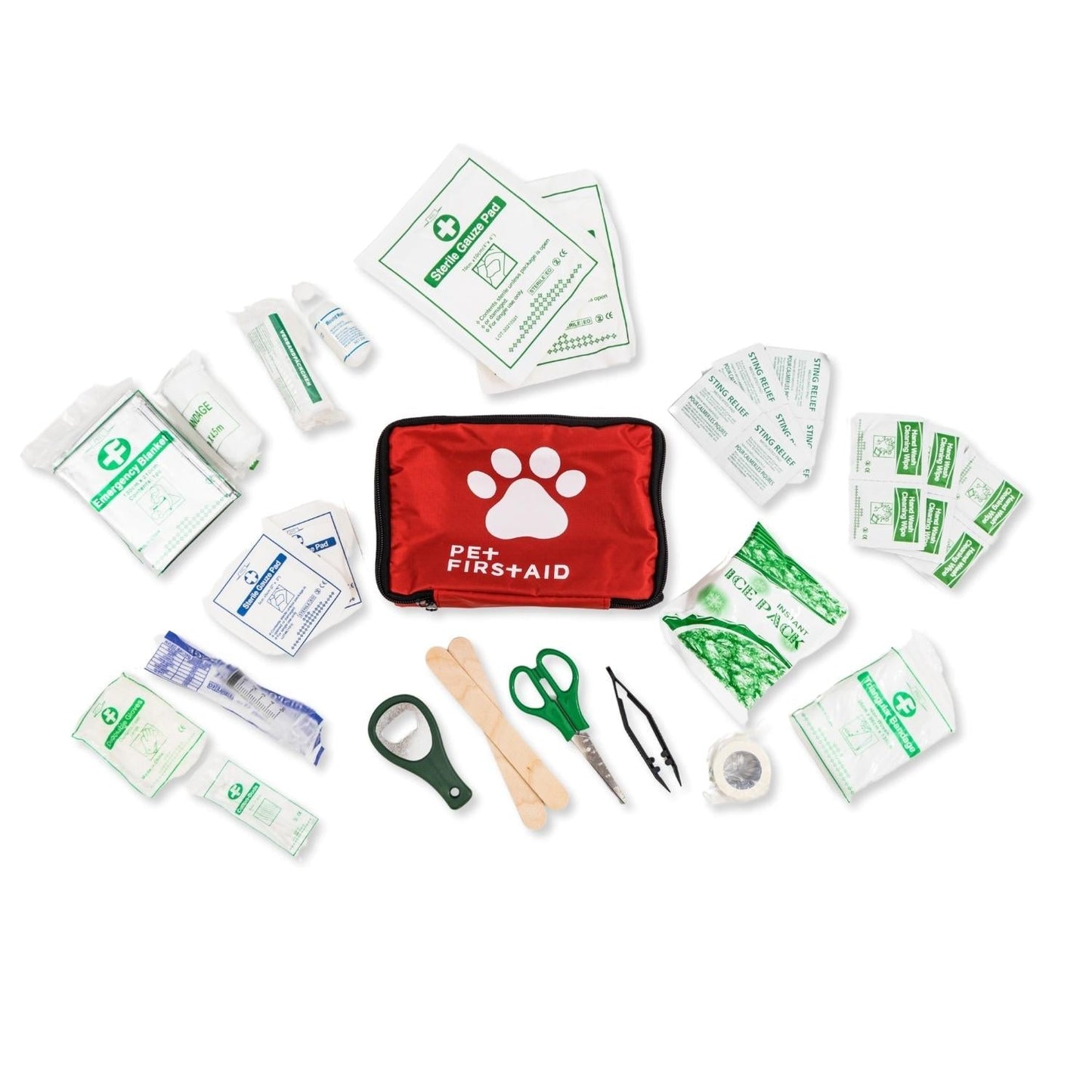 Comprehensive 40-Pc Pet First Aid Kit for Travel & Safety by American Pet Supplies