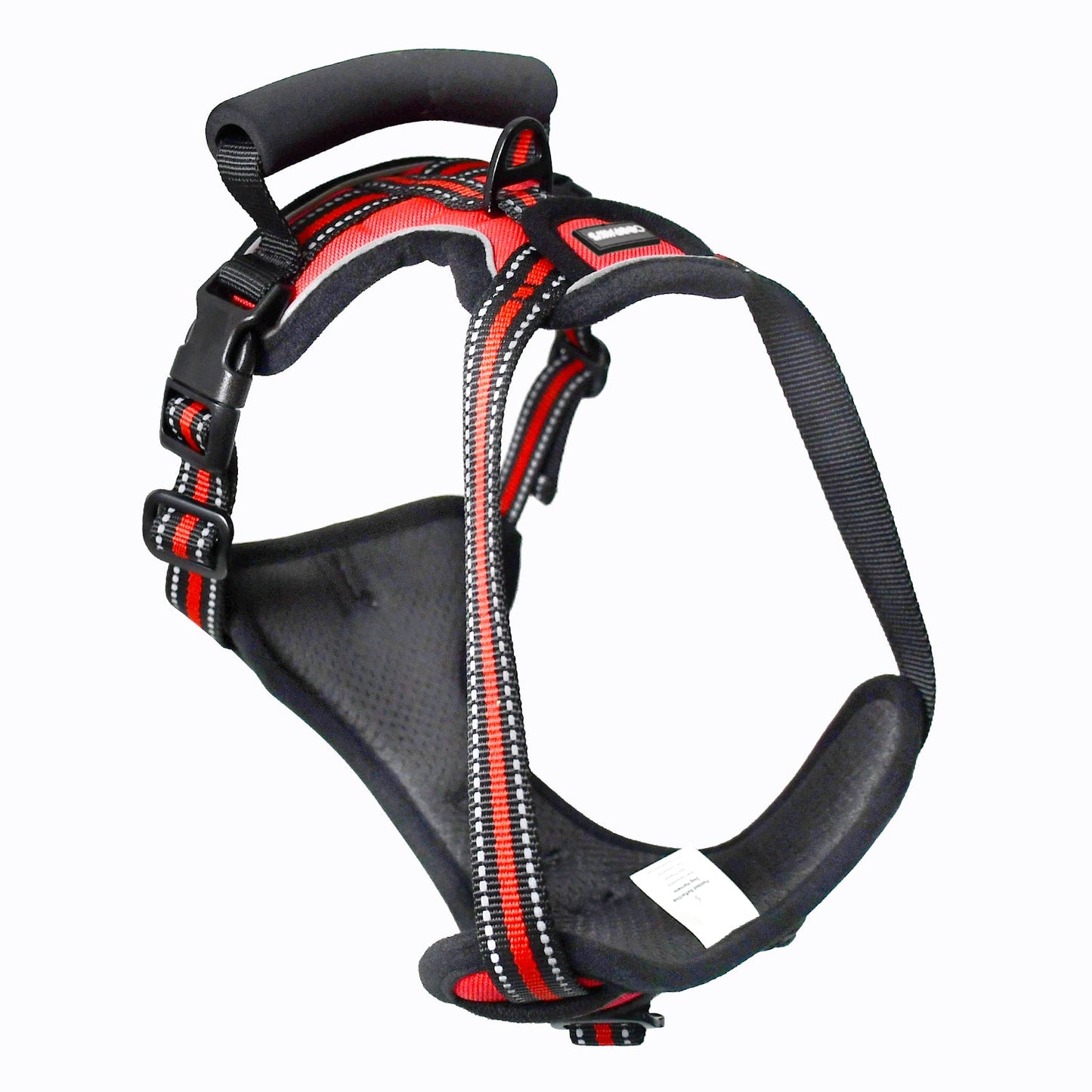 GOOPAWS Padded Reflective Pet Dog Harness, Lightweight Ripstop, Red - Pup List