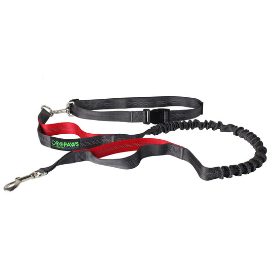 GOOPAWS No Pull Hands-Free Bungee Dog Leash for Hiking and Running, Jespet Reflective Leash - Pup List