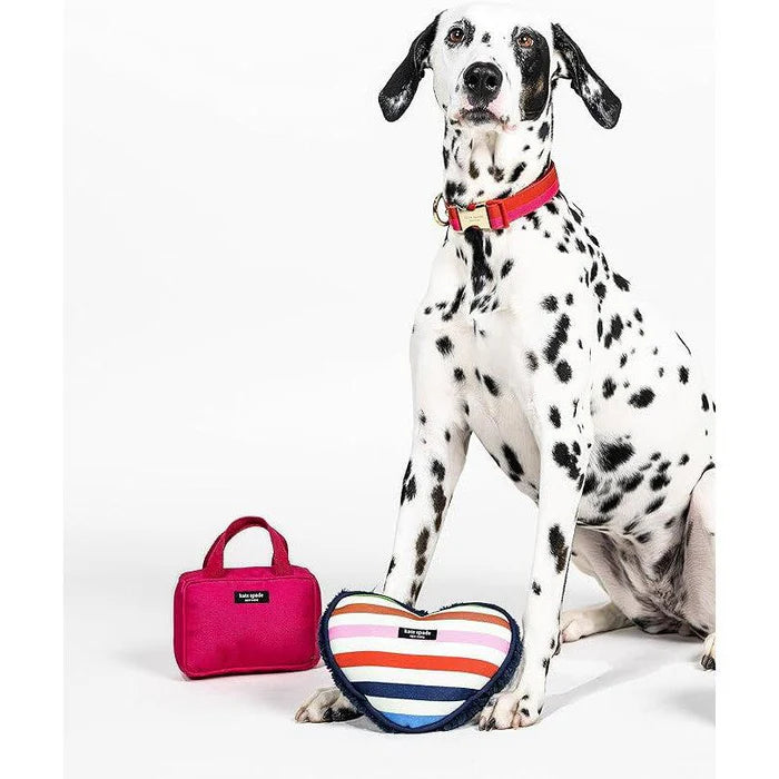 Katev Spade Adventure Stripe Heart Chew Toy