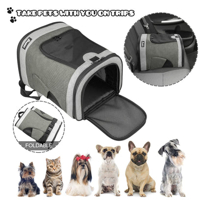 GOOPAWS Soft Backpack Carrier for Small Dogs and Cats, Collapsible with Breathable Mesh - Pup List