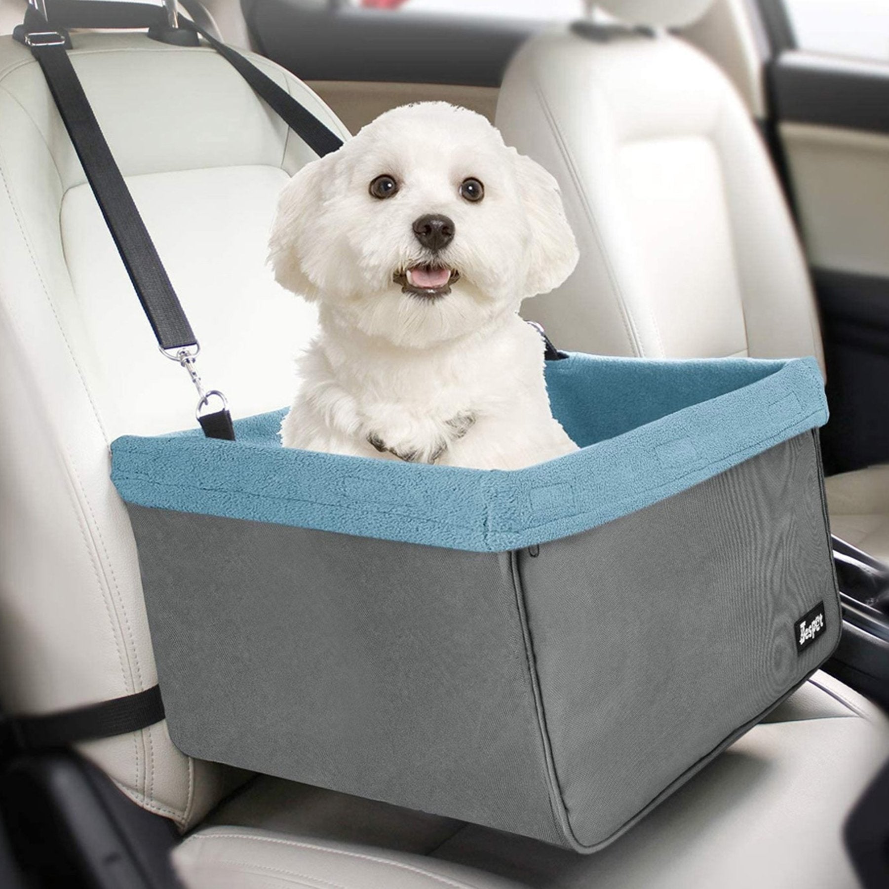 GOOPAWS & Jespet Portable Pet Safety Booster Dog Car Seat with Seat Belt - Pup List