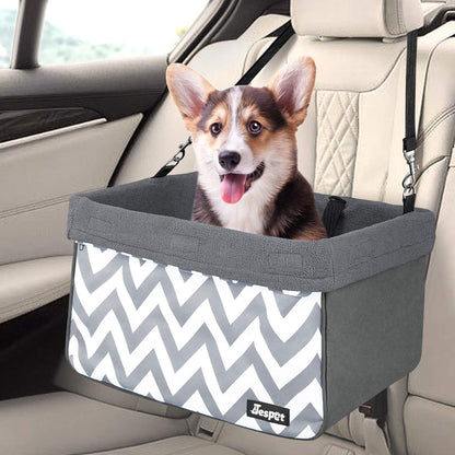 GOOPAWS & Jespet Portable Pet Safety Booster Dog Car Seat with Seat Belt - Pup List