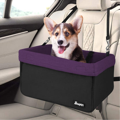 GOOPAWS & Jespet Portable Pet Safety Booster Dog Car Seat with Seat Belt - Pup List