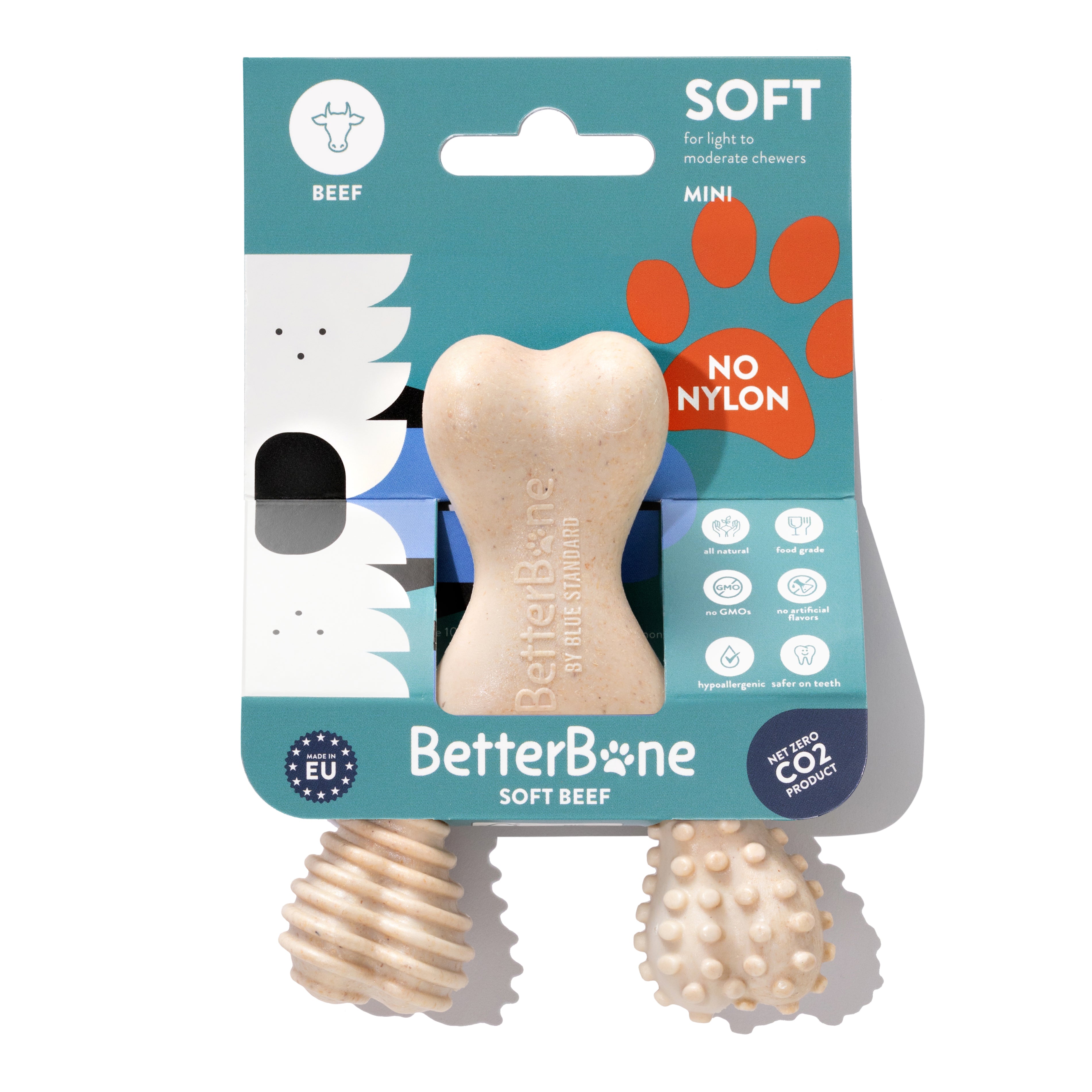 BetterBone SOFT: Perfect Natural Chew for Teething Puppies, Senior Dogs & Gentle Chewers | Natural, Eco-Friendly, Non-Toxic