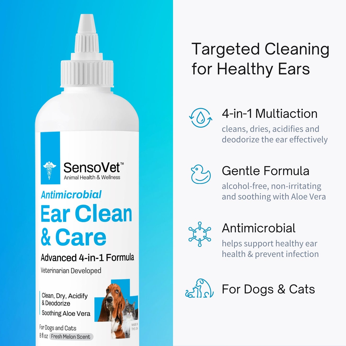 SensoVet™ Ear Clean & Care