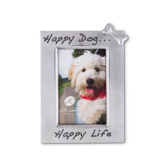 Aluminum Frame Happy Dog 4 x 6 Frame