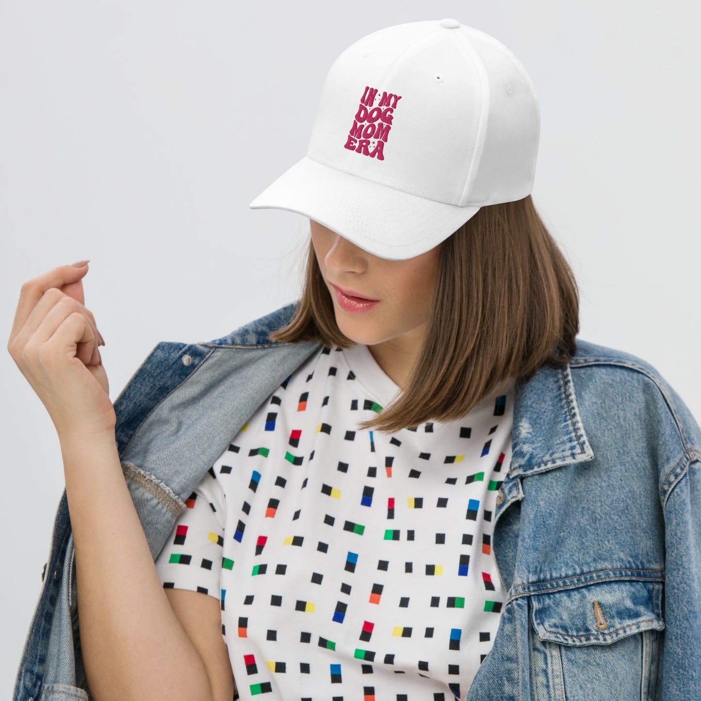 In my Dog Mom Era Embroidered Cap - Pup List