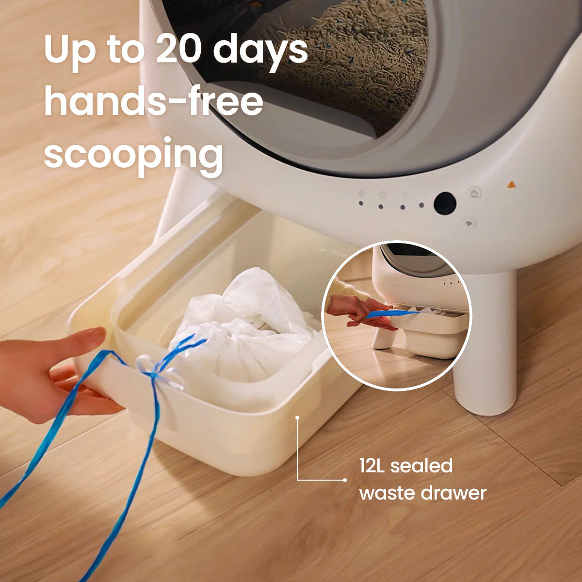 Els Pet Self Cleaning Litter Box Orbitie