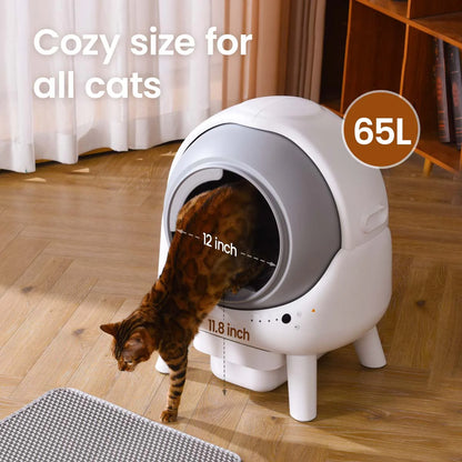 Els Pet Self Cleaning Litter Box Orbitie