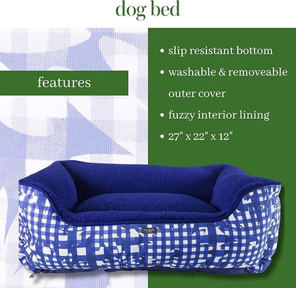 Kate Spade Navy Gingham Bed