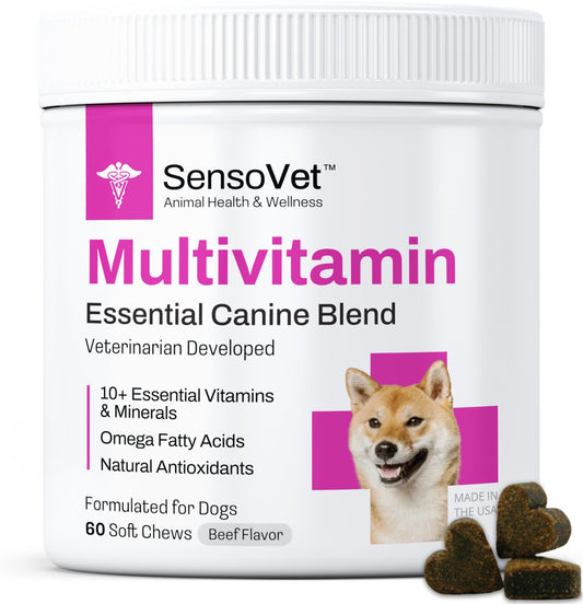 Multivitamin for Dogs - Essential Canine Blend - 60 Soft Chews