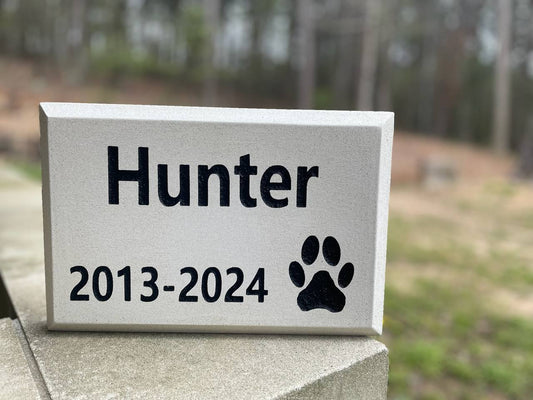 Engraved Memorial Pet Stone