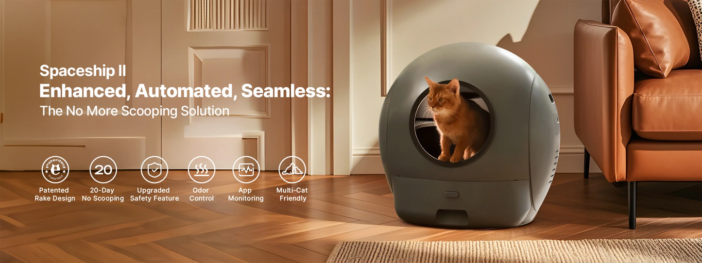 Els Pet Spaceship 2 Automatic Litter Box