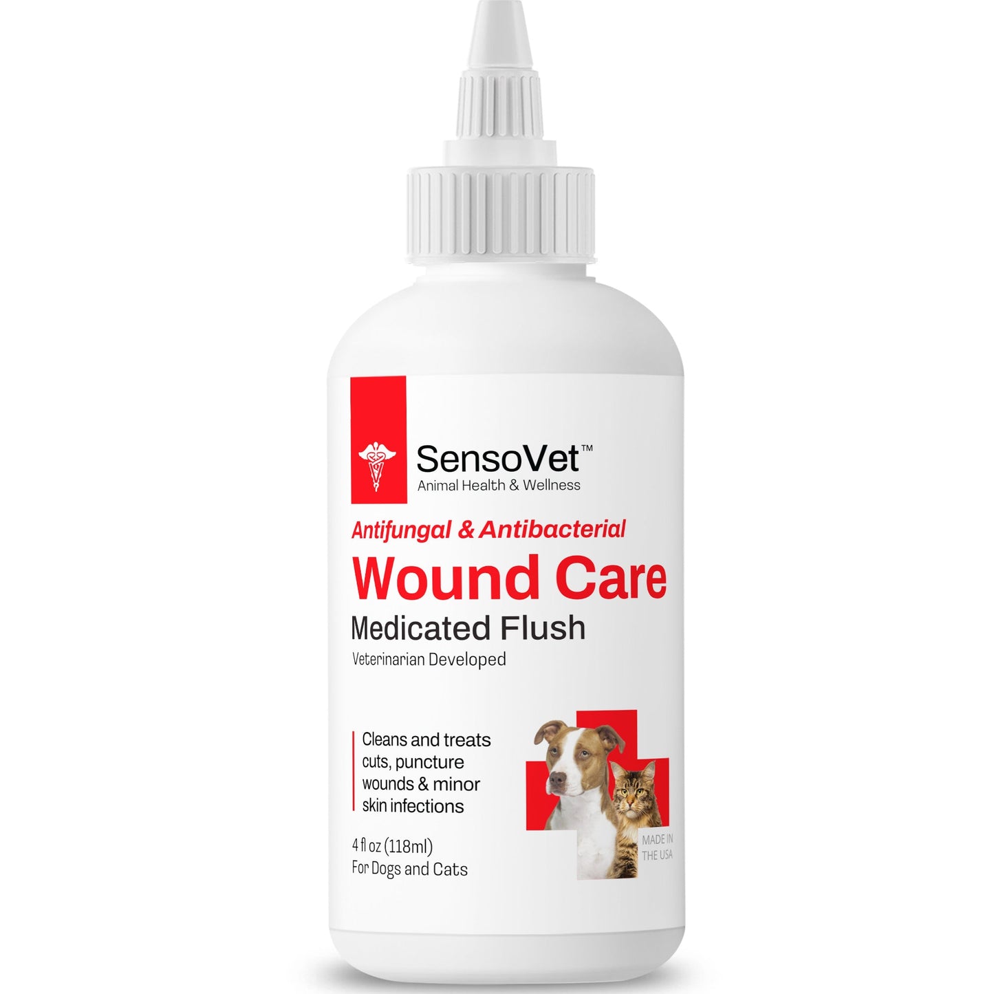 Wound Care Flush for Dogs & Cats - 4oz